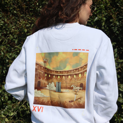 Pamuklu Sweatshirt | • – – – – /  XVI
