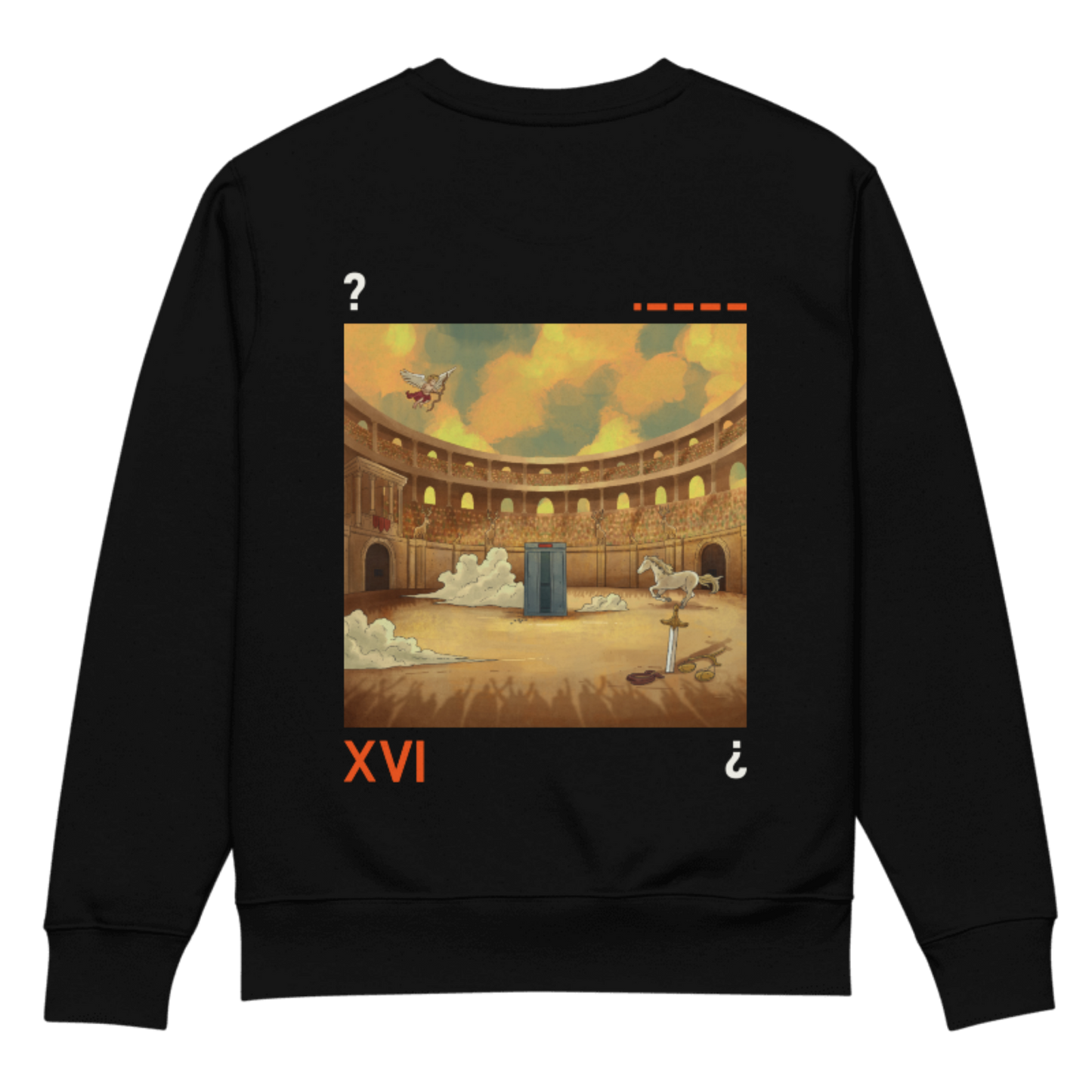Pamuklu Sweatshirt | • – – – – /  XVI