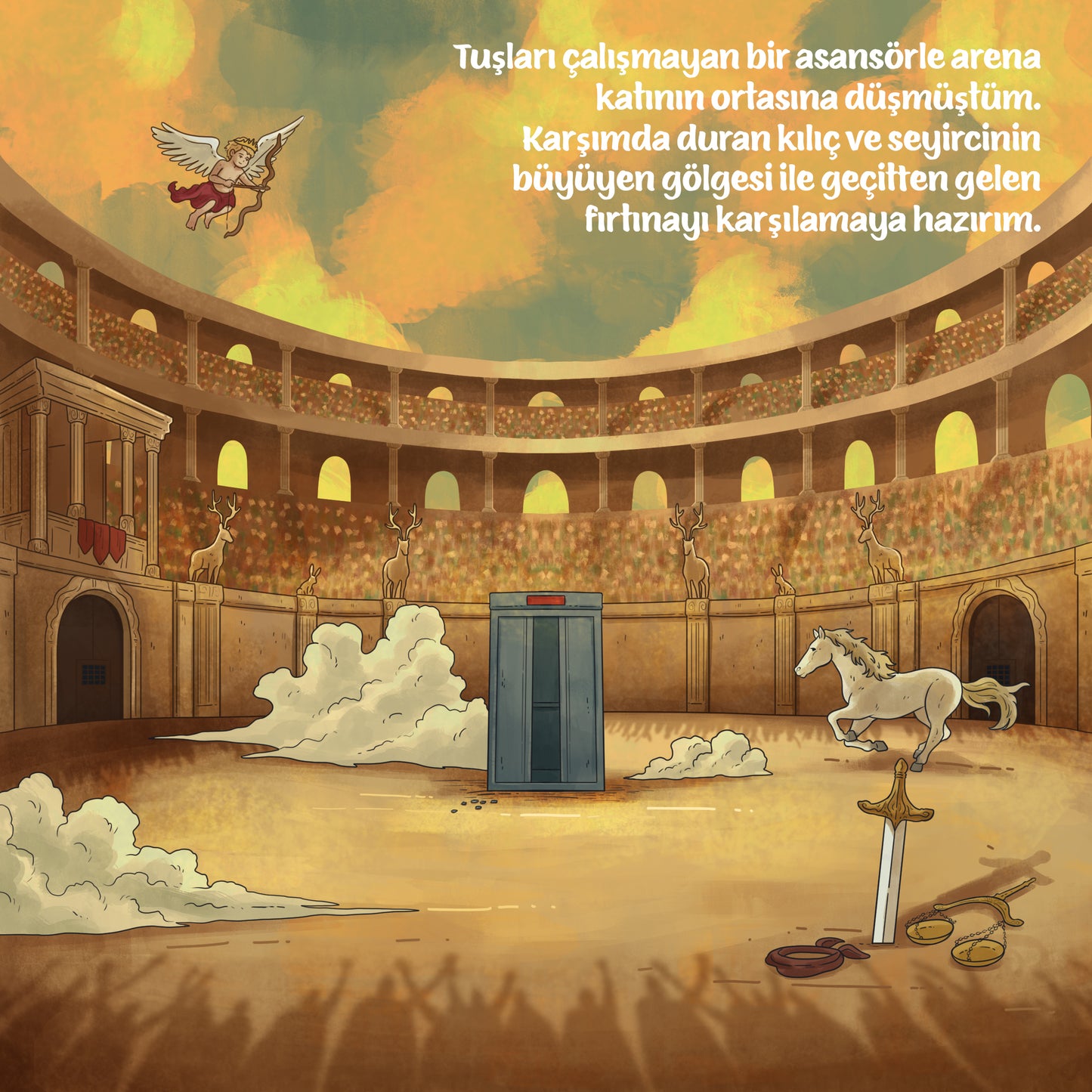 Pamuklu Sweatshirt | • – – – – /  XVI