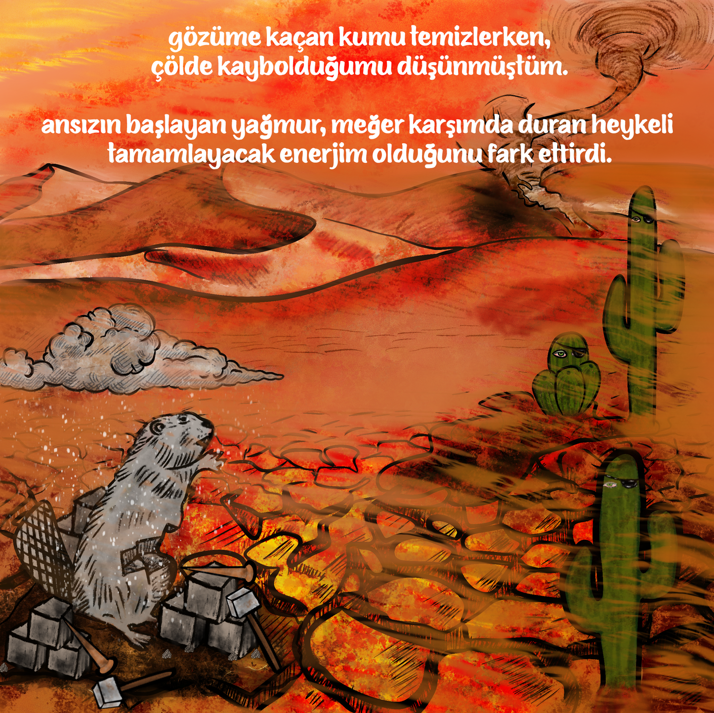 Pamuklu Bez Çanta | • – – – – /  VIII