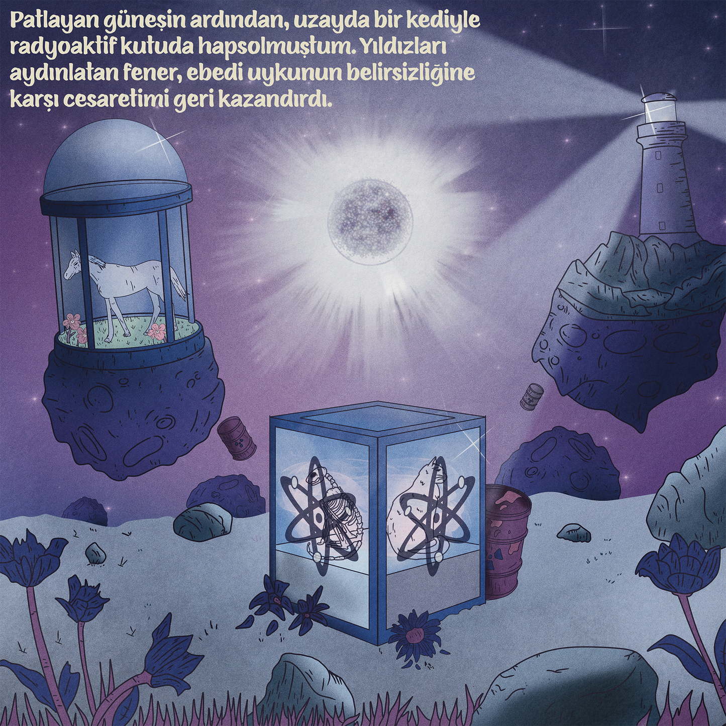 Pamuklu Hoodie | • – – – – /  XII