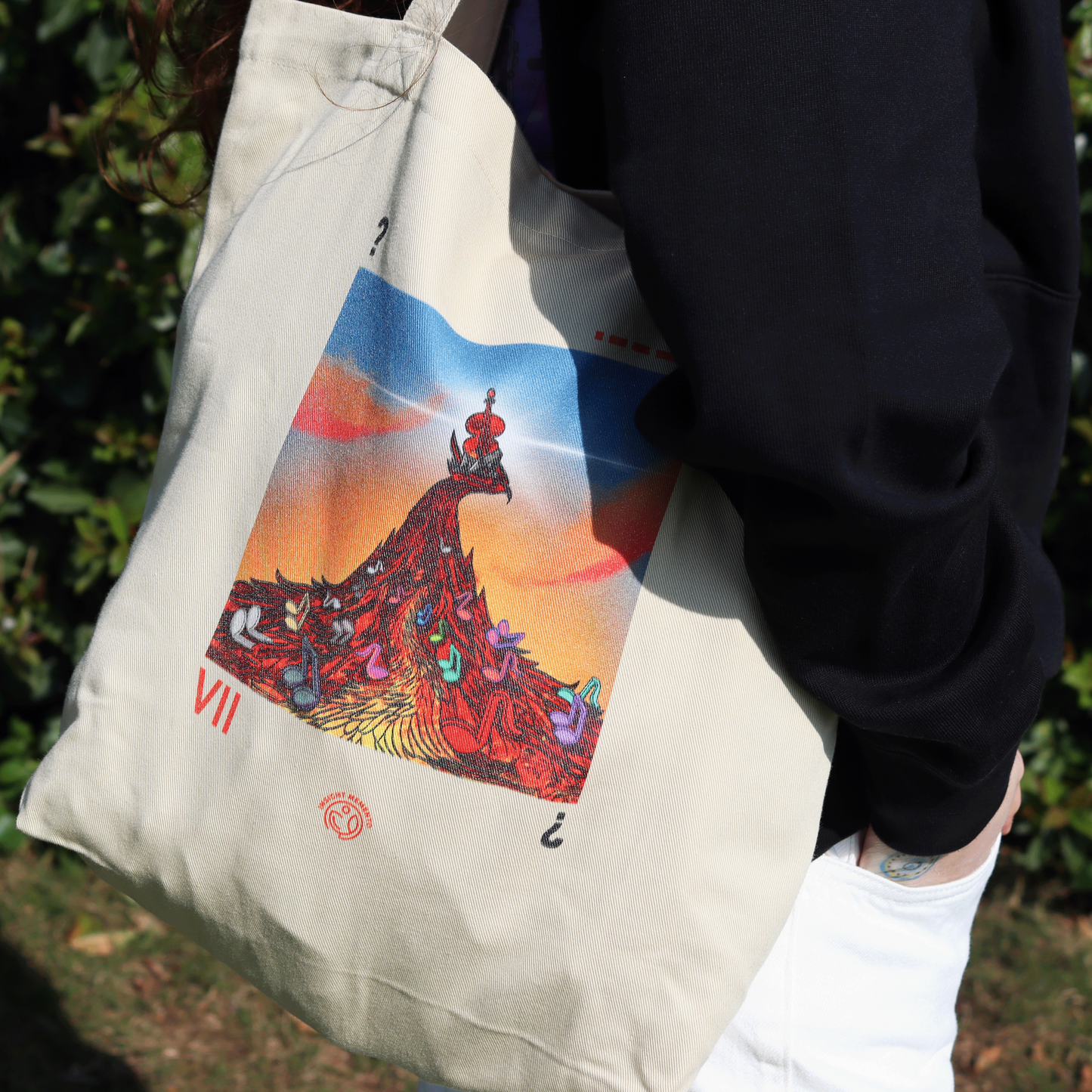 Pamuklu Bez Çanta | • – – – – /  VII