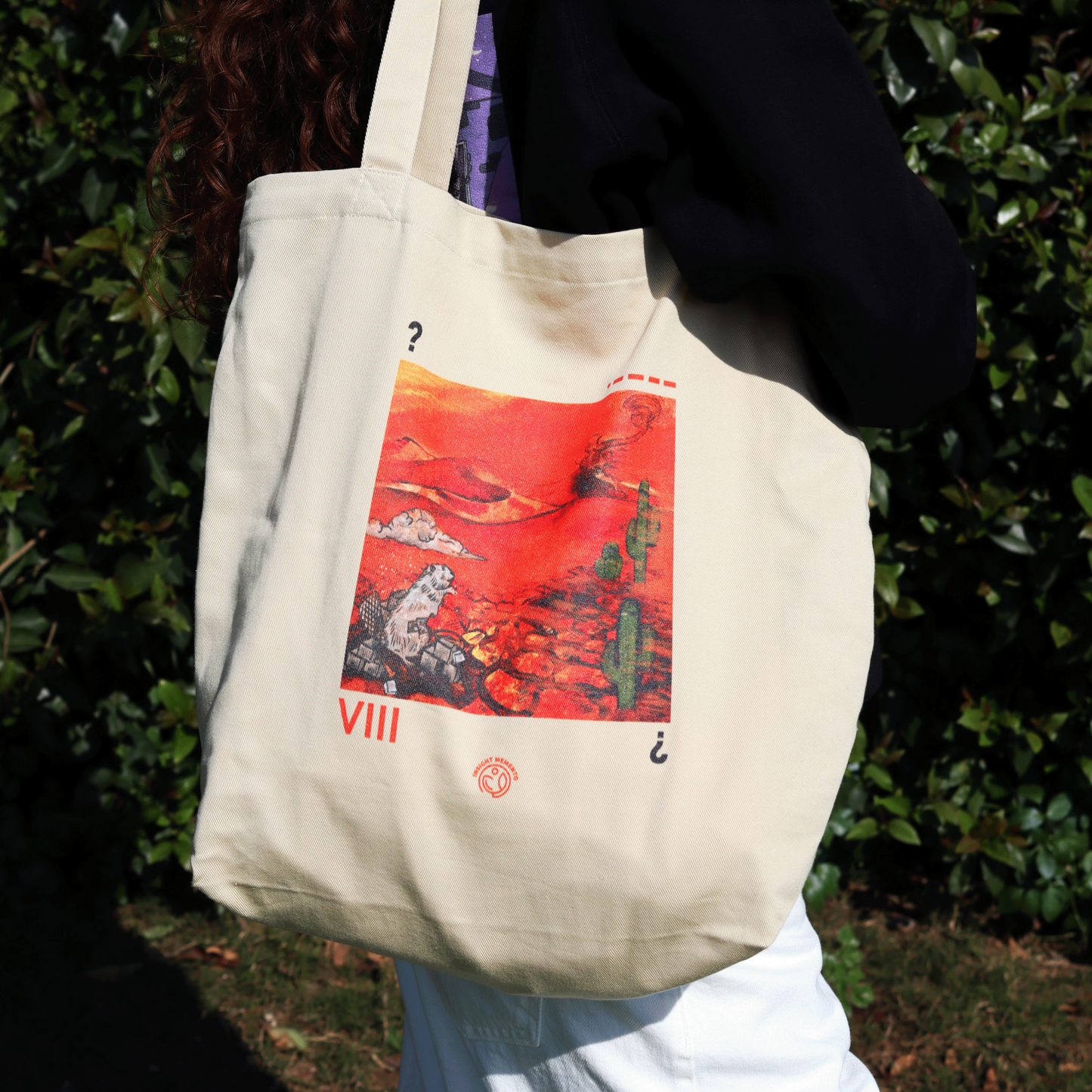 Pamuklu Bez Çanta | • – – – – /  VIII