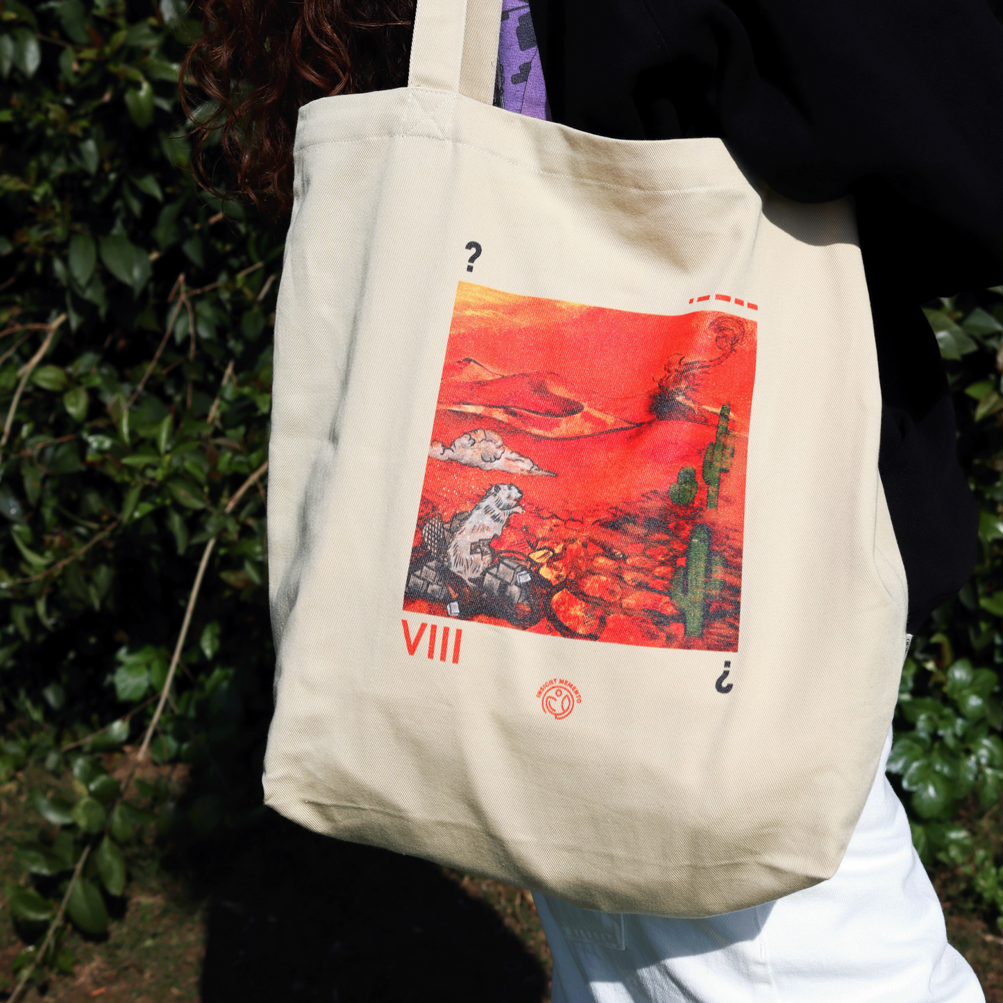 Pamuklu Bez Çanta | • – – – – /  VIII