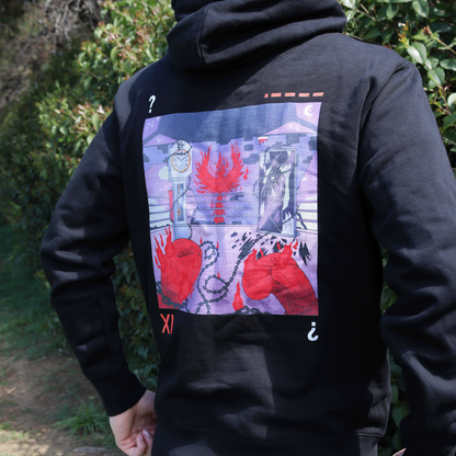 Pamuklu Hoodie | • – – – – /  XI