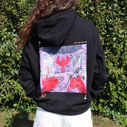 Pamuklu Hoodie | • – – – – /  XI