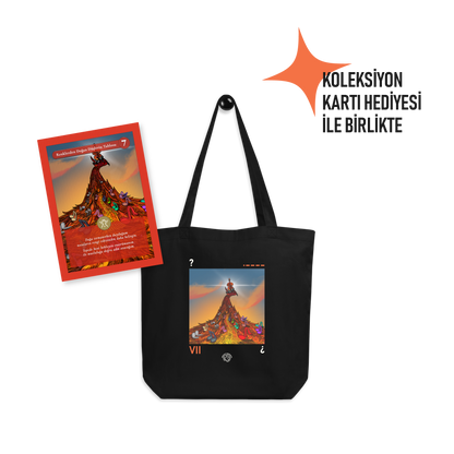 Pamuklu Bez Çanta | • – – – – /  VII