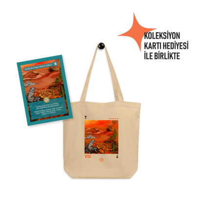 Pamuklu Bez Çanta | • – – – – /  VIII