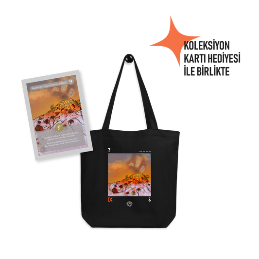 Pamuklu Bez Çanta | • – – – – /  IX