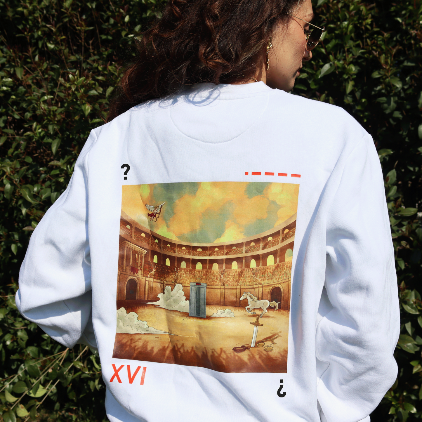 Pamuklu Sweatshirt | • – – – – /  XVI