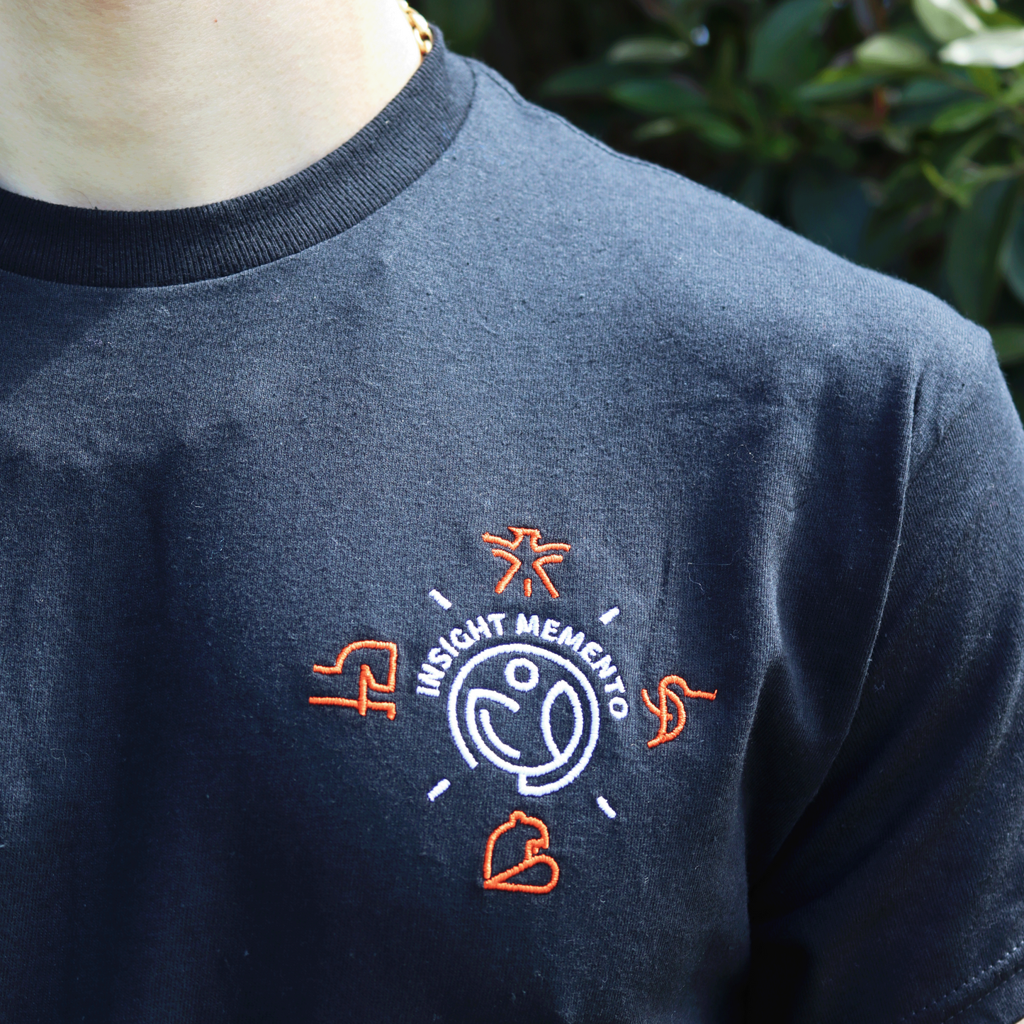 Logo İşlemeli Pamuklu Tişört