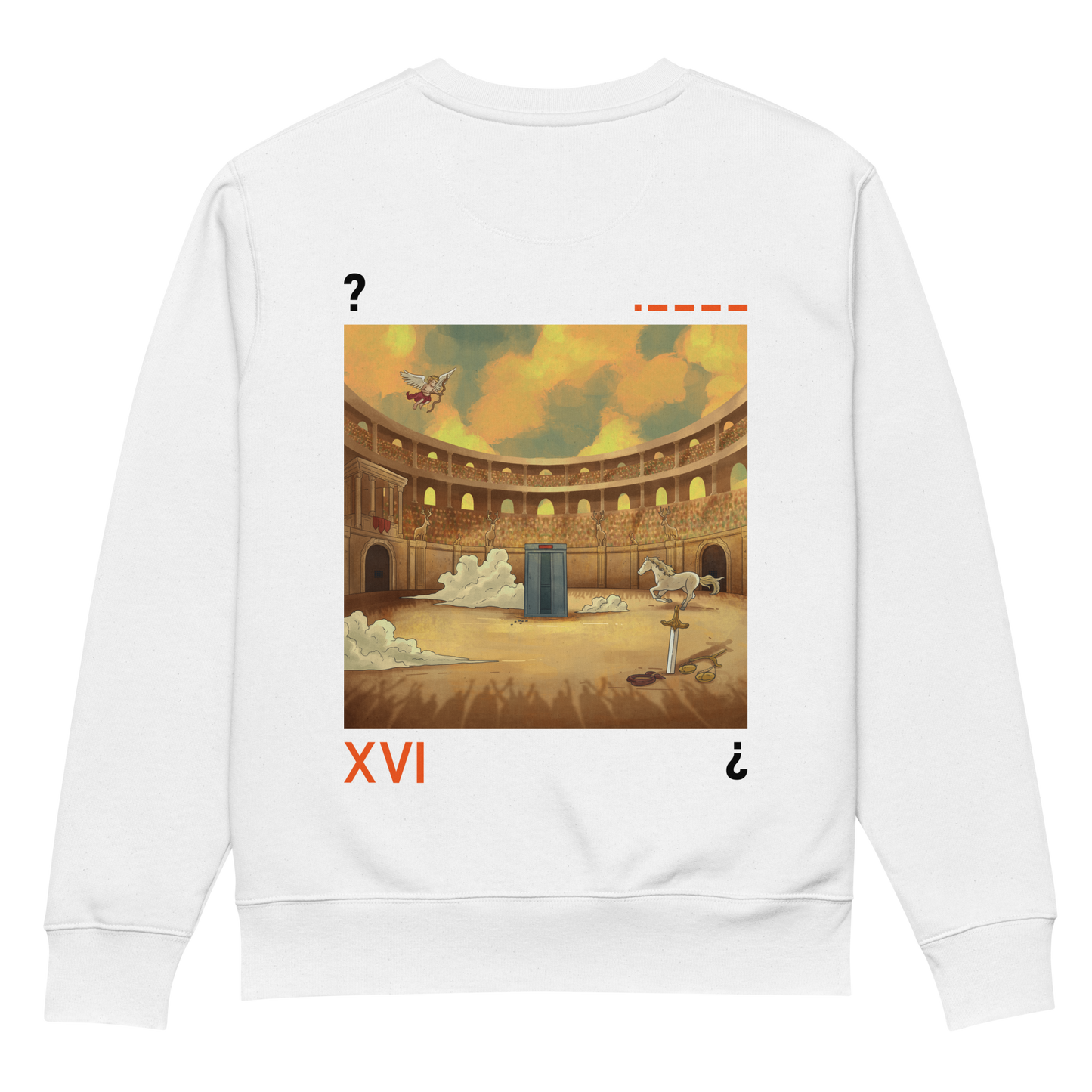 Pamuklu Sweatshirt | • – – – – /  XVI